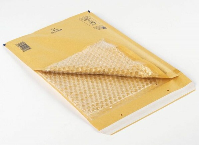 Пакет с воздушной подушкой CD коричневый (200х175мм)