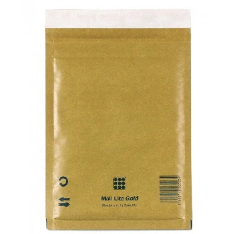 Пакет с воздушной подушкой CD коричневый (200х175мм)
