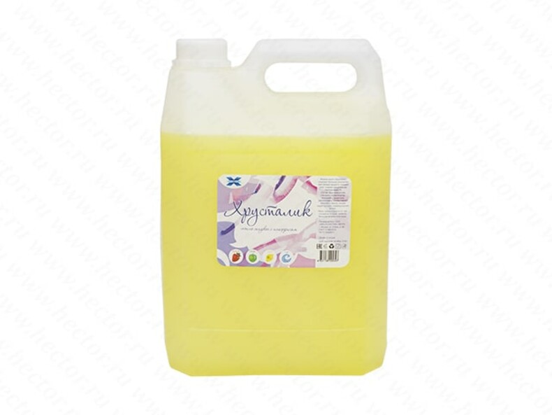 Мыло жидкое "Хрусталик" Лимон 5 л (п/э канистра)