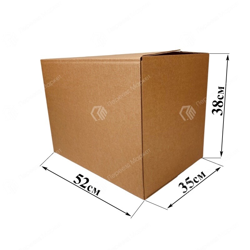 Картонная коробка №6 52х35х38 см