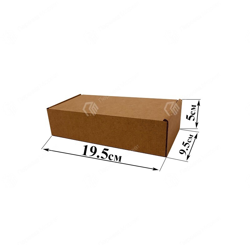 Самосборная картонная коробка №82 19,5х9,5х5 см.