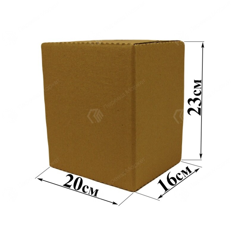 Картонная коробка №44 20х16х23 см.