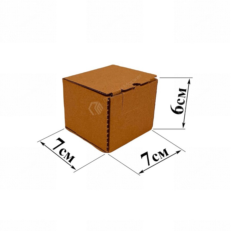 Моно 1000-Самосборная картонная коробка №83 7х7х6 см., 1000шт.