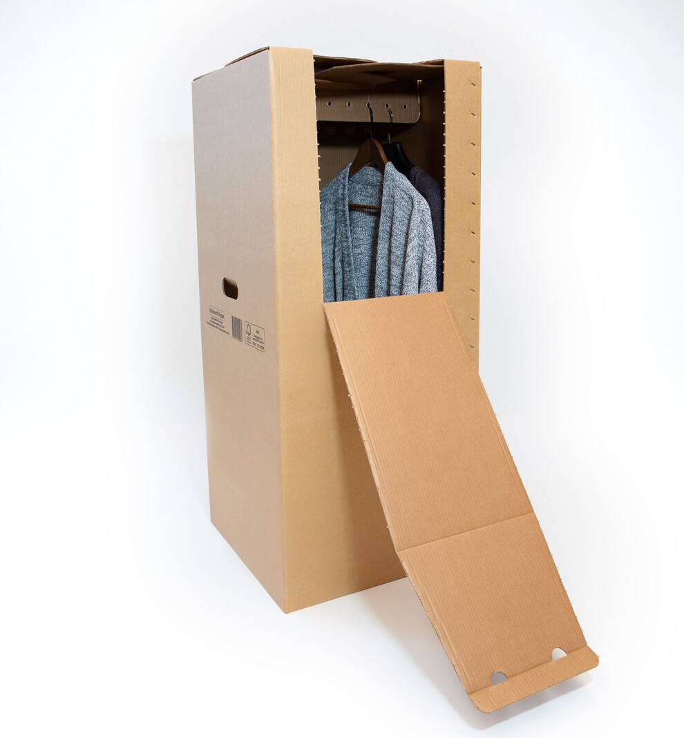 Гардеробные картонные коробки | Упаковочный материал