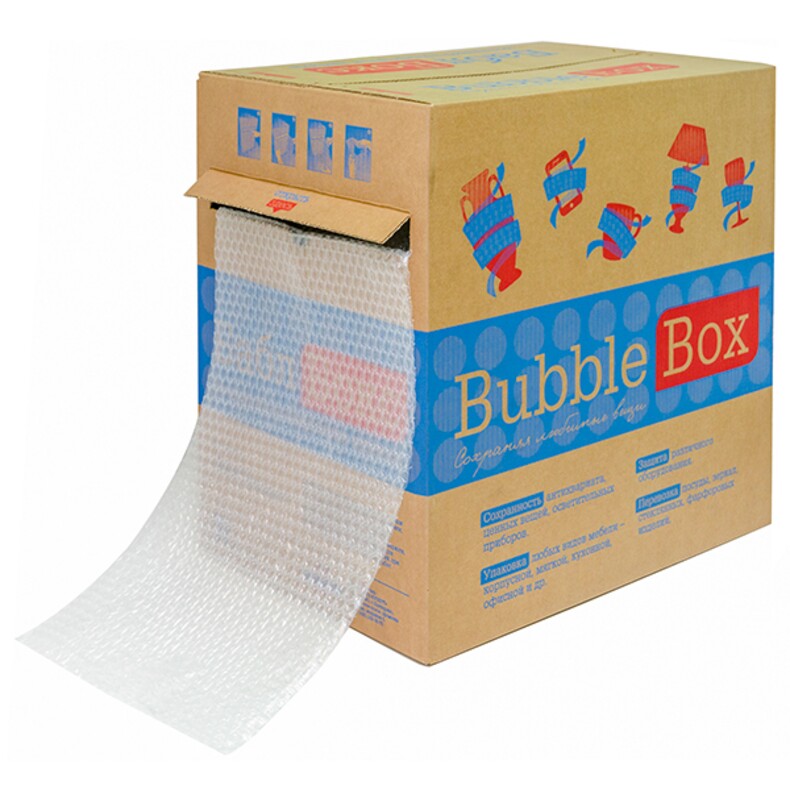 Воздушно-пузырчатая плёнка "БаблБокс", 0,3х50м. (трёхслойная)