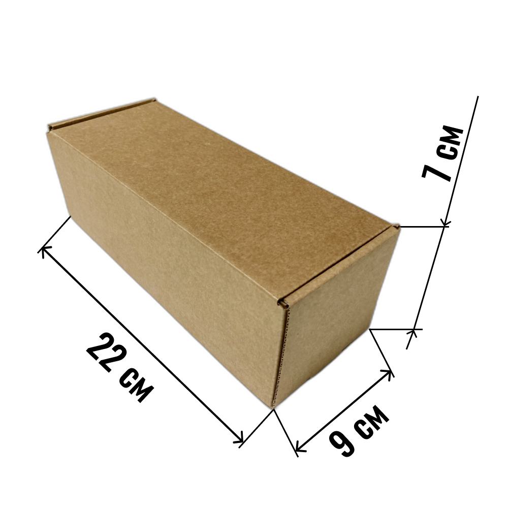 Самосборная картонная коробка 220*90*75 мм. купить в Москве оптом и в  розницу | Переезд Маркет